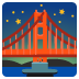 bridge at night on Google