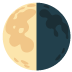 last quarter moon on Google