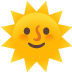 sun with face on Google