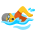 person swimming on Google