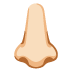 nose: light skin tone on Google