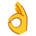 OK hand on Google