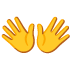 open hands on Google
