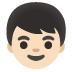 boy: light skin tone on Google