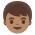 boy: medium skin tone on Google