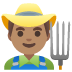 man farmer: medium skin tone on Google