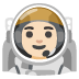 woman astronaut: light skin tone on Google