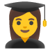 woman student on Google