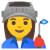 woman factory worker on Google