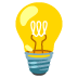light bulb on Google