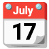 tear-off calendar on Google