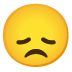 disappointed face on Google