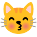 kissing cat on Google