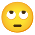 face with rolling eyes on Google