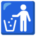 litter in bin sign on Google