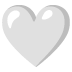white heart on Google