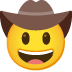 cowboy hat face on Google