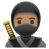 ninja: medium skin tone on Google