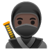 ninja: dark skin tone on Google