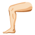leg: light skin tone on Google