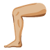 leg: medium-light skin tone on Google