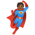 superhero: medium-dark skin tone on Google