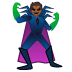 supervillain: medium-dark skin tone on Google