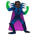 supervillain: dark skin tone on Google