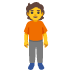 person standing on Google