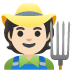 farmer: light skin tone on Google