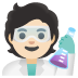 scientist: light skin tone on Google