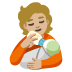 person feeding baby: medium-light skin tone on Google