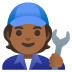 mechanic: medium-dark skin tone on Google