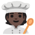 cook: dark skin tone on Google
