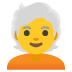 person: white hair on Google
