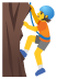 person climbing on Google