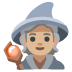 mage: medium-light skin tone on Google