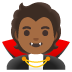 vampire: medium-dark skin tone on Google