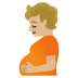pregnant person: medium-light skin tone on Google