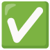 check mark button on Google
