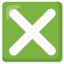cross mark button on Google