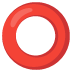 hollow red circle on Google