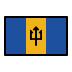 flag: Barbados on OpenMoji