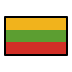 flag: Lithuania on OpenMoji