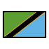 flag: Tanzania on OpenMoji