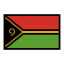 flag: Vanuatu on OpenMoji