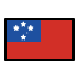 flag: Samoa on OpenMoji