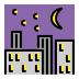 night with stars on OpenMoji