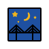 bridge at night on OpenMoji