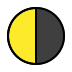 last quarter moon on OpenMoji
